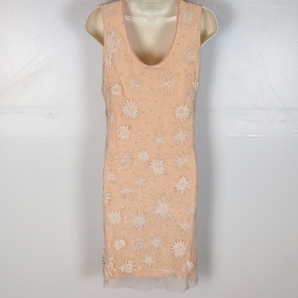 Sundance Beaded Embroidered Sheath Dress - Picture 5 of 9